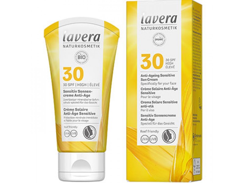  Lavera Anti Ageing Sensitive Sun Cream SPF 30 - 50ml