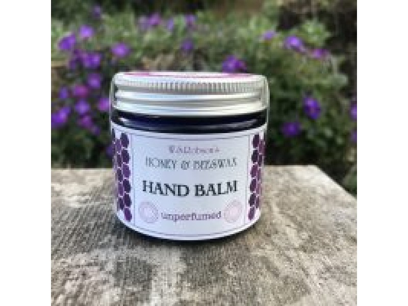 Honey and Beeswax Natural Hand Balm (Unperfumed) 50g