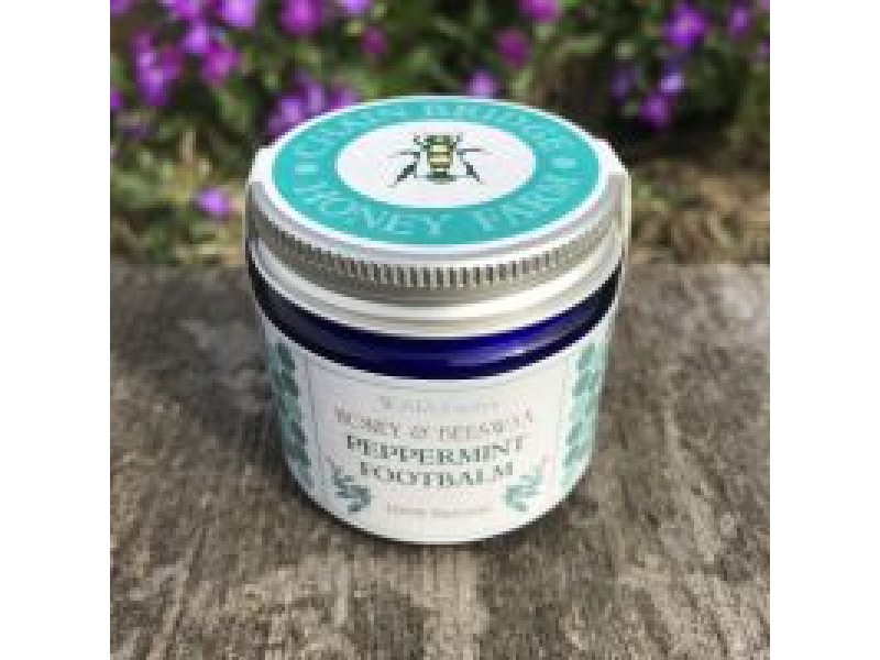 Honey and Beeswax Natural Peppermint Foot Balm 50g