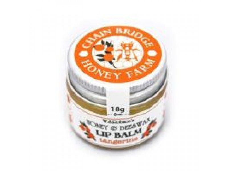 Honey & Beeswax Natural Lip Balm (Tangerine) 18g