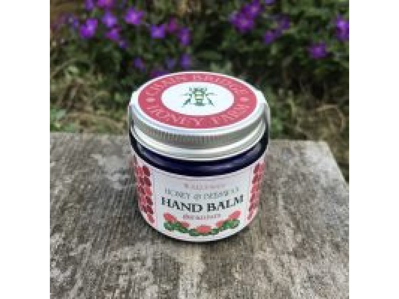 Honey and Beeswax Natural Hand Balm with Geranium 50g