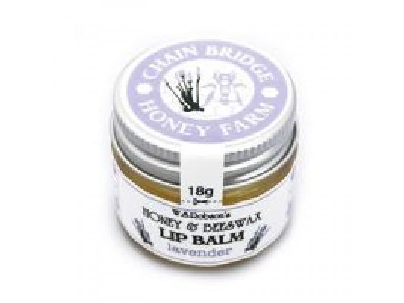 Honey & Beeswax Natural Lip Balm (Lavender) 18g