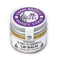 Honey & Beeswax Natural Lip Balm (Heather Honey) 18g