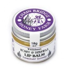 Honey & Beeswax Natural Lip Balm (Heather Honey) 18g