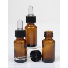 10ml Amber Glass Bottle with Pipette Cap