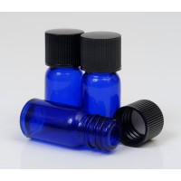 5ml Blue Lake Glass Bottle