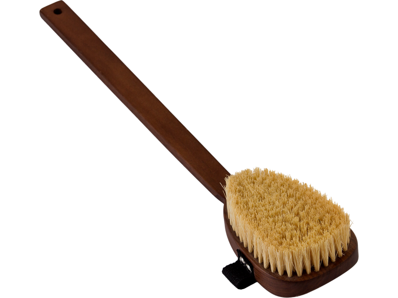 Natural Sisal Walnut Body Brush