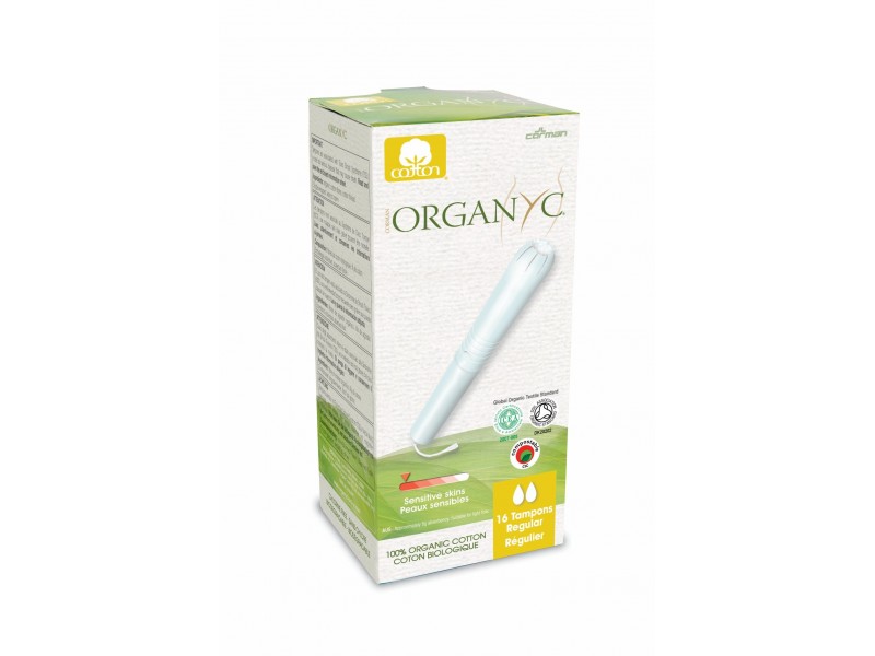 Tampons Regular 100% Organic Cotton (Applicator)