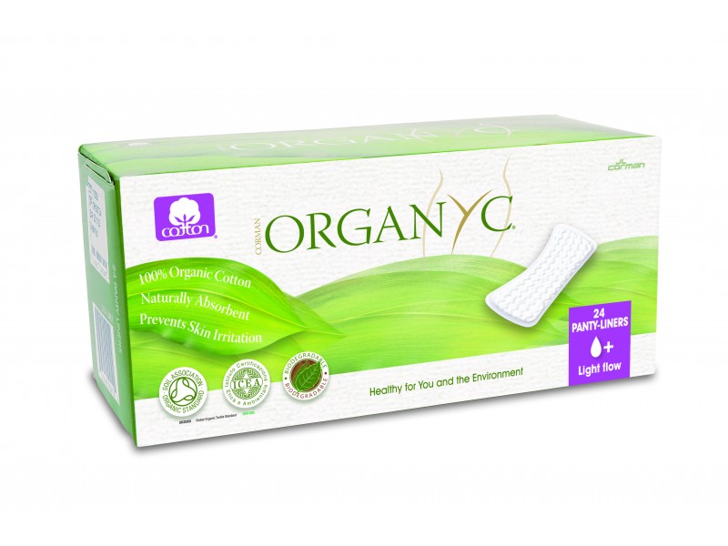 Panty Liners 100% Organic Cotton Organic/Vegan